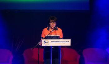 Discours de Céline Peigney, présidente de l'association de la Protection Civile de la Vendée lors de l'assemblée générale des 60ans